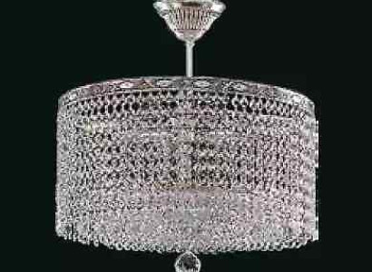 Round Ceiling lamp Crystal Ceiling Light Luxury Silver Chandelier Chandelier
