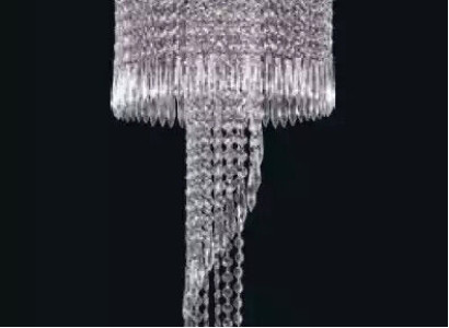 Chandelier Pendant Lamp Chrome Living room Lamp Light fixture 30x70