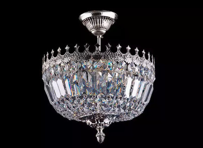 Ceiling chandelier luxury silver chandelier ceiling lamp chandelier crystal