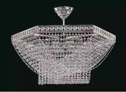 Luxury Chandelier Ceiling Light Silver Chandelier Ceiling lamp Crystal