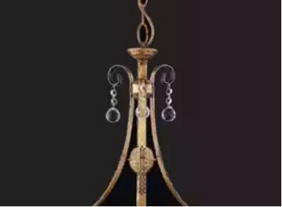 Chandelier Ceiling lamp Chandelier Ceiling Light Lamp Glass Gold Brown