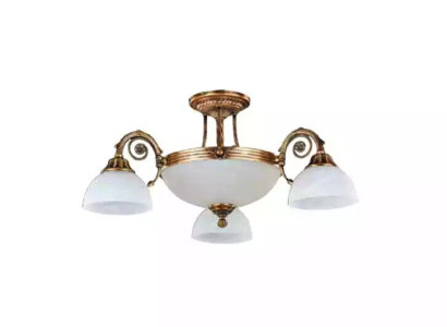 Lamps Ceiling Light Chandelier Chandelier White Ceiling lamp Glass Gold