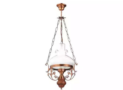 Lamp ceiling chandelier chandelier chandelier ceiling lamp glass brown baroque