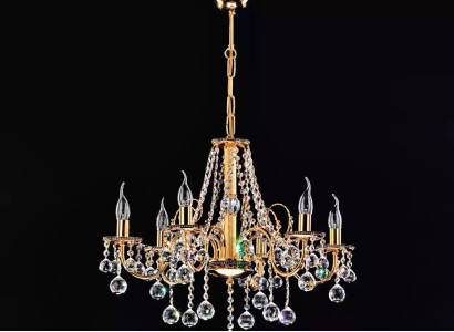 Golden Crown Chandelier Crystal Chandelier Light Pendant Lamp Ceiling Chandelier