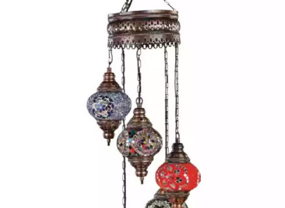 Ceiling Chandelier Chandelier Multicolored Chandelier Ceiling lamp Lamps Glass