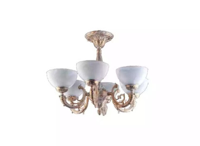 corner lamp chandelier ceiling light chandelier lamp glass beige item