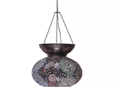 Chandelier Lamps Ceiling Light Chandelier Ceiling lamp Glass Silver new