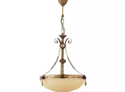 Chandelier Ceiling Light Lamp Ceiling lamp Chandelier Glass Beige Art