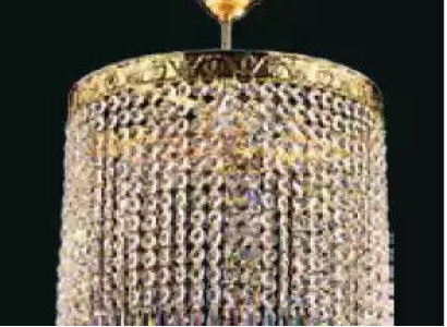 Ceiling lamp Chandelier Chandelier Gold Luster Crystal Lamp