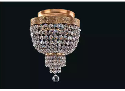 Ceiling chandelier Luxury Gold Chandelier Ceiling lamp Luster Crystal Art