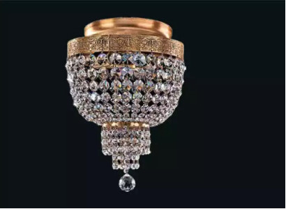 Ceiling chandelier Luxury Gold Chandelier Ceiling lamp Luster Crystal Art