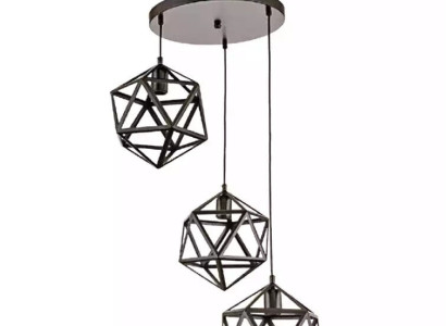 Pendant light Black for the living room chic Ceiling lamp Light fixture