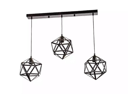 Ceiling lamp modern pendant light luxury black lamp lights living room