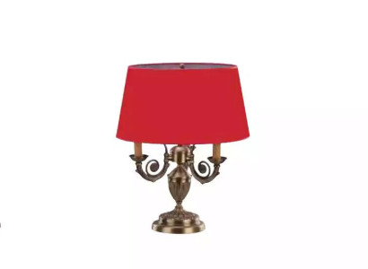 Metal table lamp for the bedroom is a good stylish choice