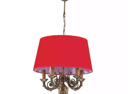Chandelier Classic Lights Lamps Lamp Gold 50x80 Red