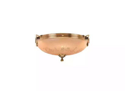 Luster Chandelier Ceiling lamp Ceiling Light Lamp Glass Gold Beige