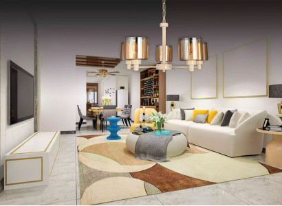 Ceiling lamp Metal modern design Living room hanging lamp Luster Ceiling light