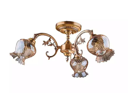 Chandelier Ceiling Light Chandelier Ceiling lamp Lamps Glass Gold Art