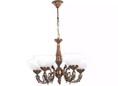 Ceiling lamp chandelier antique chandelier lamp glass gold