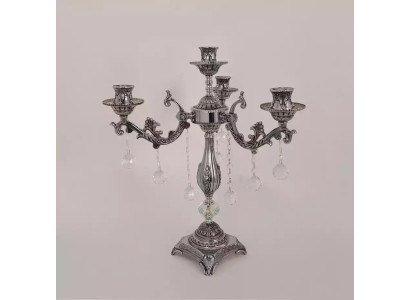 Table lamp bedside lamp light fixture luxury table lamp living room silver