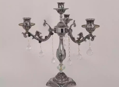 Table lamp bedside lamp light fixture luxury table lamp living room silver