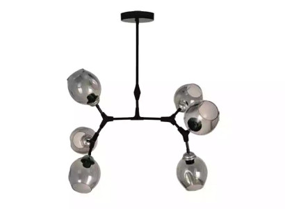 Ceiling lamp Luster Chandelier Ceiling Light Modern Glass Black new