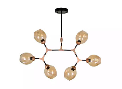 Ceiling lamp Chandelier Chandelier Modern Glass Beige new