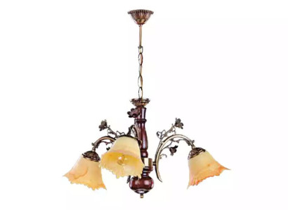 Chandelier Ceiling lamp Flowers Chandelier Chandelier Lamp Glass Beige