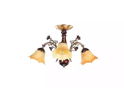 Ceiling lamp flowers ceiling chandelier chandelier chandelier lamp glass brown