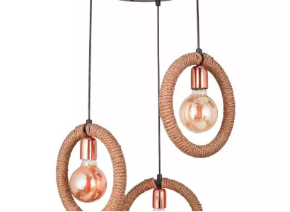 Chandelier Chandelier Ceiling lamp Lamp Glass Brown Modern