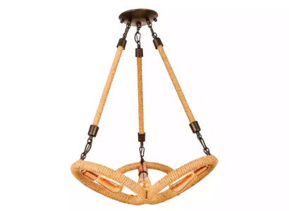 Lamp Ceiling Light Chandelier Chandelier Ceiling lamp Glass Brown Modern