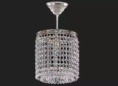 Luster Ceiling lamp Crystal Ceiling Light Luxury Silver Chandelier