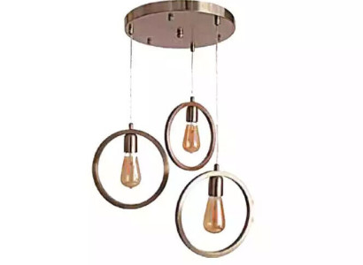 Ceiling lamp A modern living room luxury style Matt Chrome