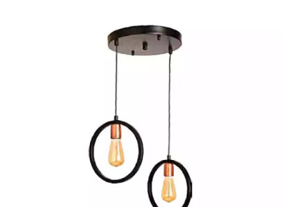 Ceiling lamp for Living room or Guest luxurious Black stylish Light fixture