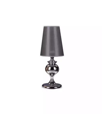 Table lamp Reading lamp Light fixture Bedside lamp Gray Metal Living room