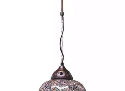 Ceiling chandelier chandelier Chandelier Ceiling lamp Lamps Glass Silver new