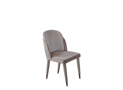Light gray Dining chairs Kitchen chairs Designer Upholstery Dining room Furniture