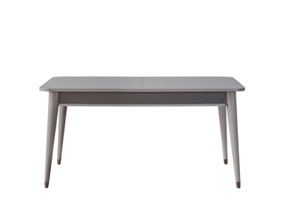 Gray Dining table Designer Dining room Furniture Extendable Wood Table new