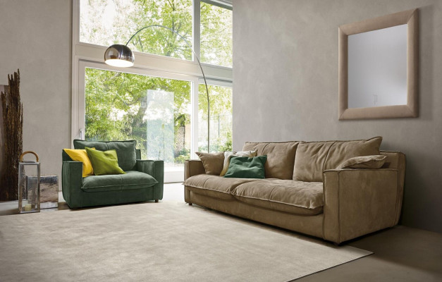 Armchair Upholstery Furniture Relax Design Furniture Green Lounge Luxury Single Seater Prianera