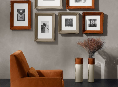 Armchair Seat Modern Design Living room Upholstery Single Seater Textile Brown Style Luxury