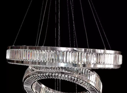 Silver Ceiling lamp Style Ceiling Lights Living room Light fixture Lamp 120x175