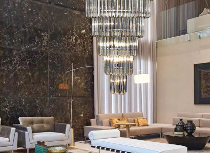 Chandelier Ceiling Light Silver Ceiling lamp Luster Crystal xxl Light fixture