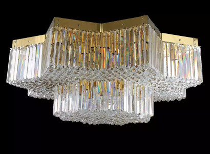 Chandelier Crystal Lamp 120x40 Ceiling light Luxury Ceiling lamp Living room