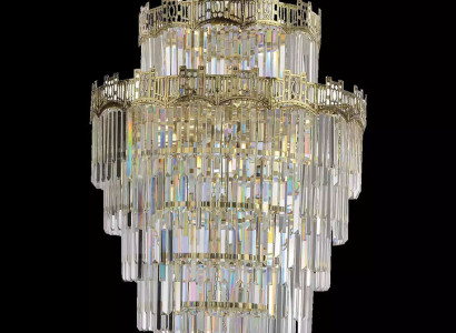 Chandelier style classic Luster drops Living room Lamp luxury 80x230