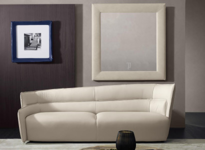 Sofa 3 Seat Couch Leather White Living room Furniture Sofas Couch Italian Prianera