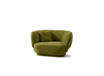 Armchair Seat Green Prianera Design Living room Upholstery Single Seater Furniture Luxury Style