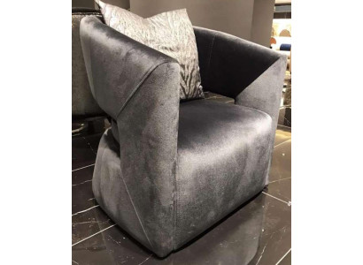 Armchair Cocktail Chair Upholstery Single Seater Seater Luxury Club Chair Gray