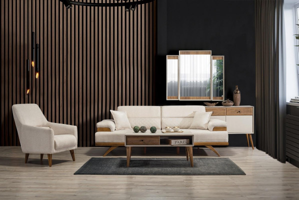 Design sofa set 31 seater coffee table suite sofa armchair luxury set 3 pieces new