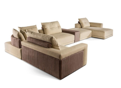Living room Corner sofa U-shape Couch Seat Upholstery Suite Modern Sofa new