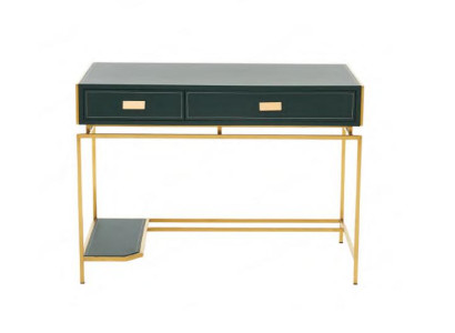 Computer desk Wood Table green Office furniture Desk Luxury Furniture Tables